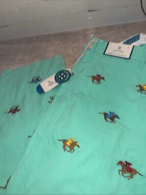 Castaway Nantucket Island, jockey racing horse, preppy pants